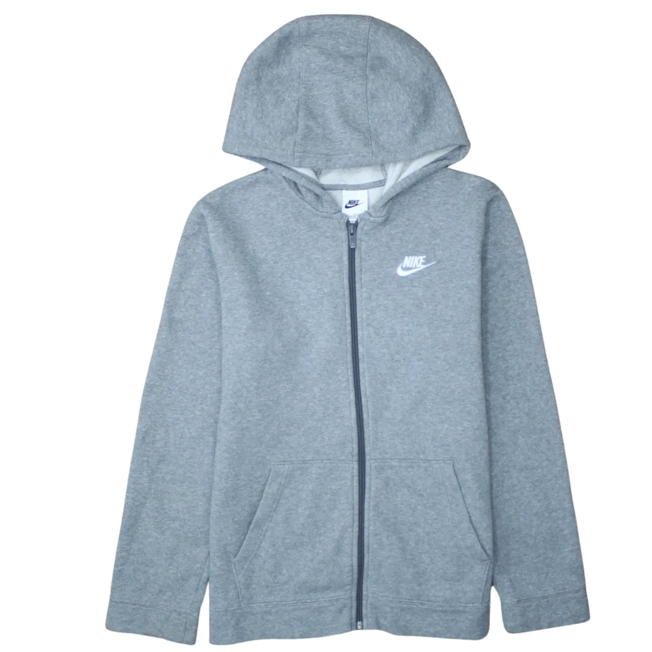 Nike 90's Swoosh Full Zip Up Hoodie XLarge Grey sold by Vintage Club