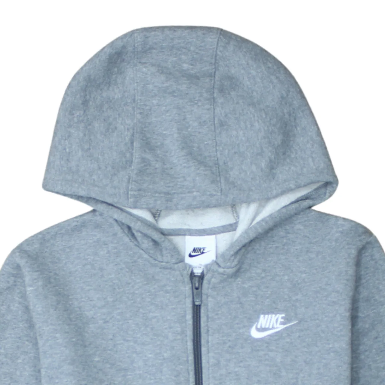 Nike 90's Swoosh Full Zip Up Hoodie XLarge Grey sold by Vintage Club product image thumbnail 3