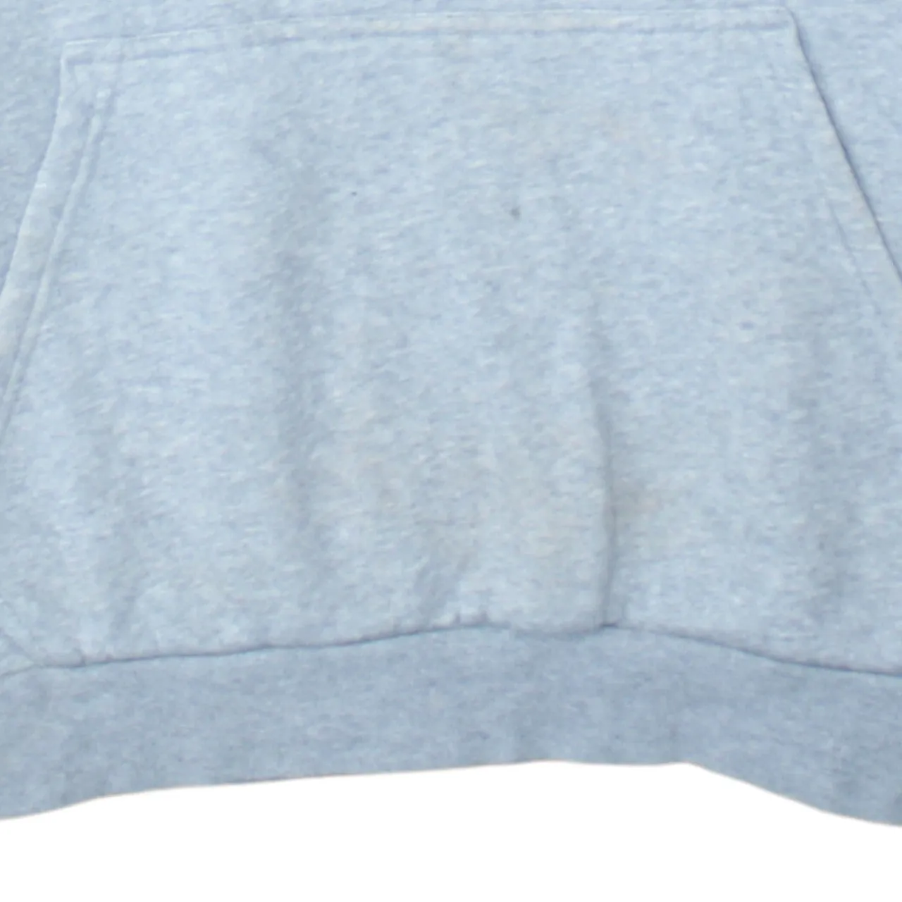 Adidas Light Grey Hoodie Women’s Small Trefoil Printed Logo Three Stripe Pullover Sweatshirt sold by Vintage Club product image thumbnail 4