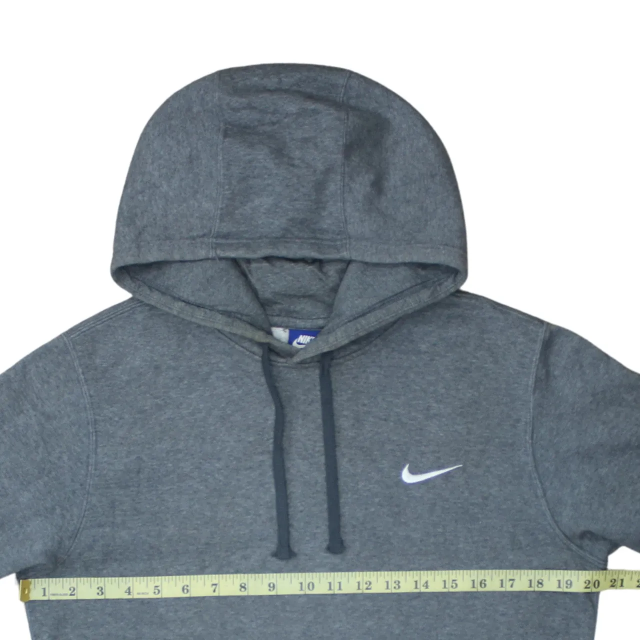 Nike 90's Swoosh Pullover Hoodie Small Grey sold by Vintage Club product image thumbnail 5