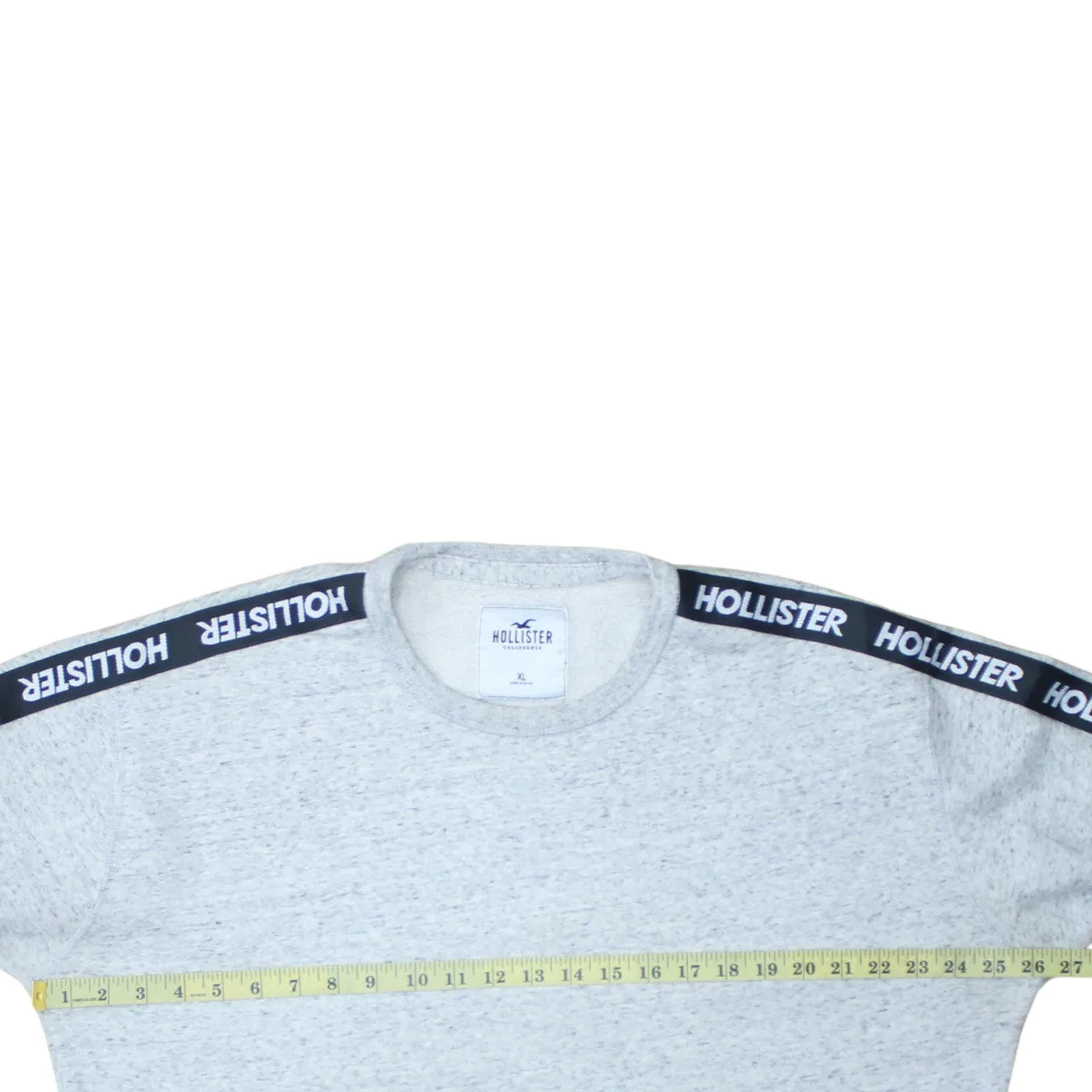 Hollister 90's Plain Crew Neck Sweatshirt XLarge Grey sold by Vintage Club product image thumbnail 5