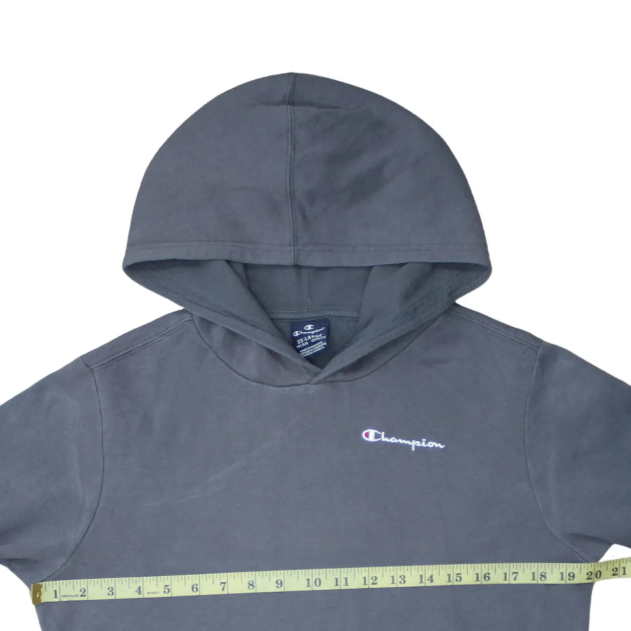 Champion 90's Drawstring Pockets Pullover Hoodie XXLarge (2XL) Grey sold by Vintage Club product image thumbnail 5