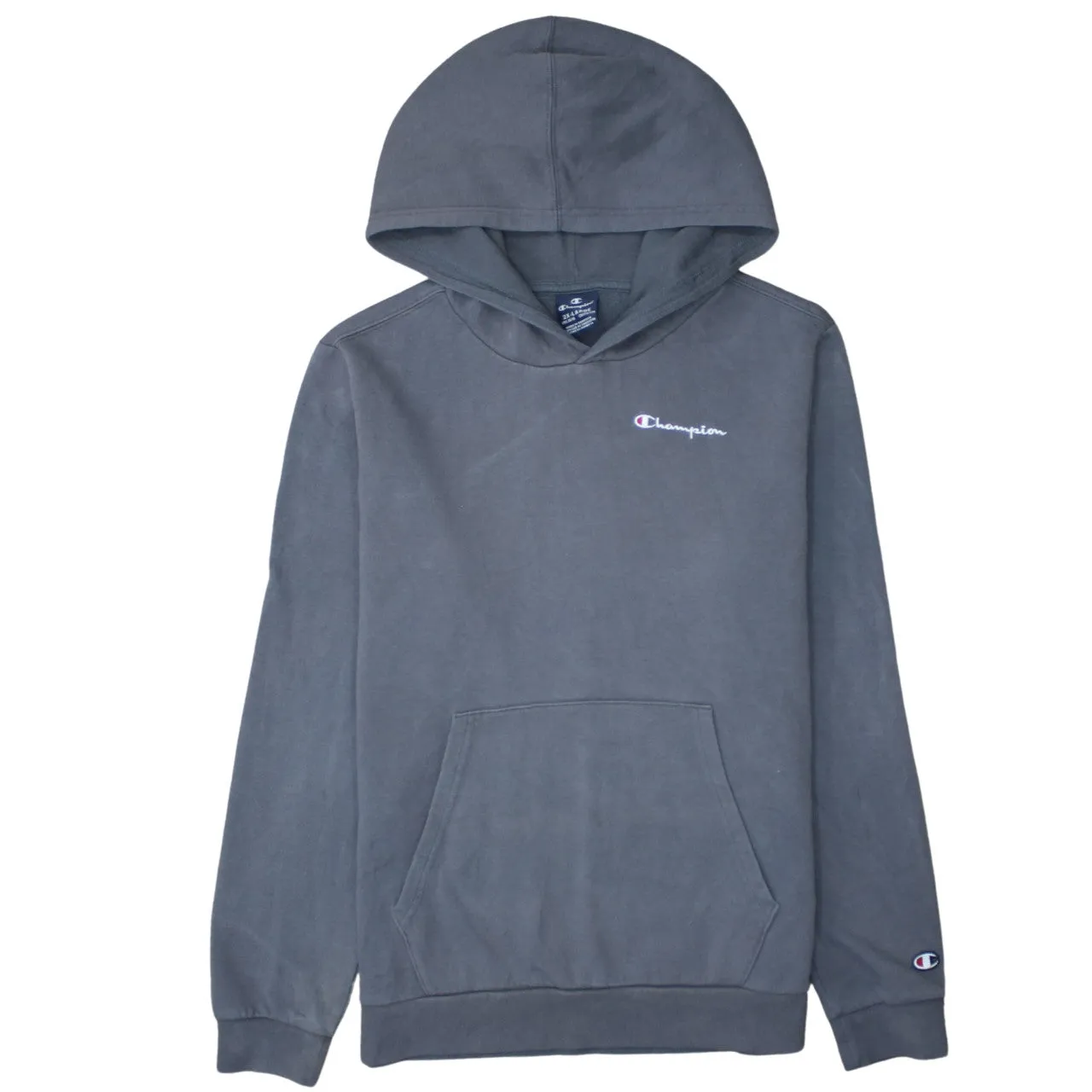 Champion 90's Drawstring Pockets Pullover Hoodie XXLarge (2XL) Grey sold by Vintage Club