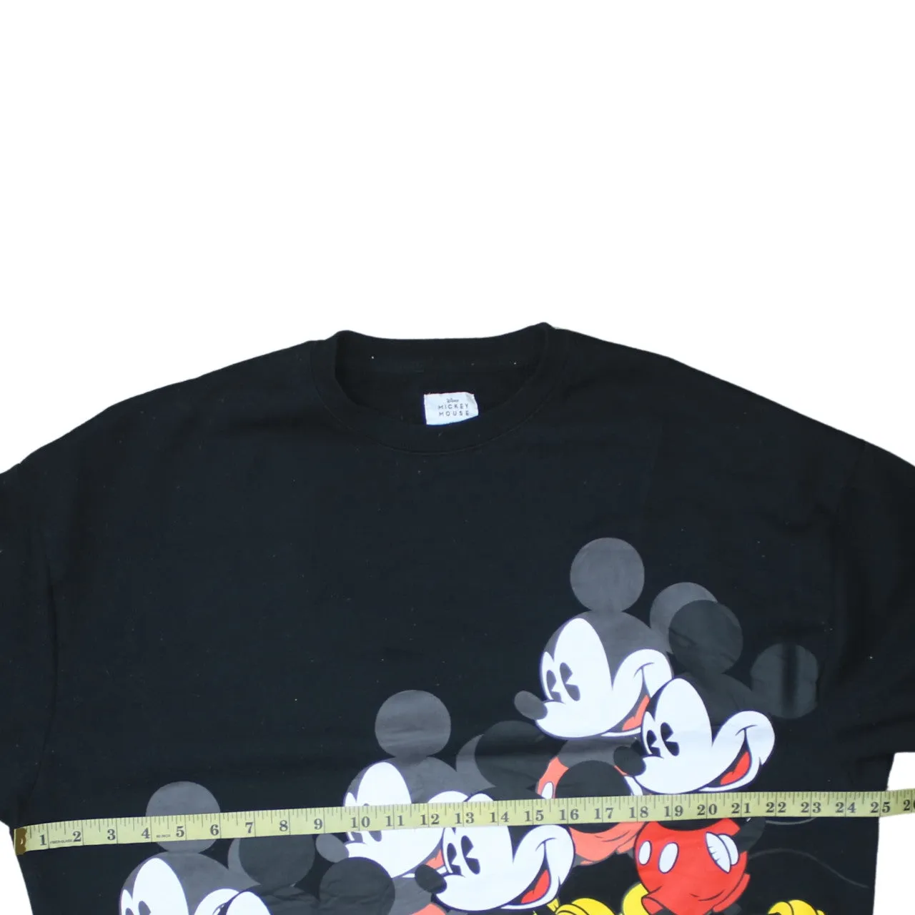 Disney 90's Mickey Mouse Crew Neck Sweatshirt Small Black sold by Vintage Club product image thumbnail 5
