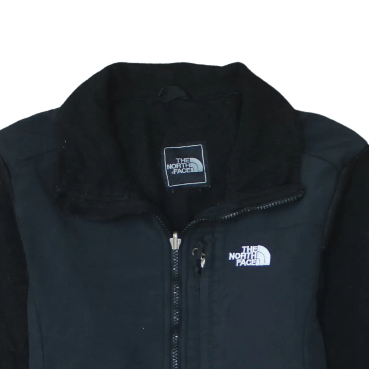 The North Face Black Fleece Jacket Men's Small Full Zip Polartec Embroidered Logo Outerwear sold by Vintage Club product image thumbnail 3