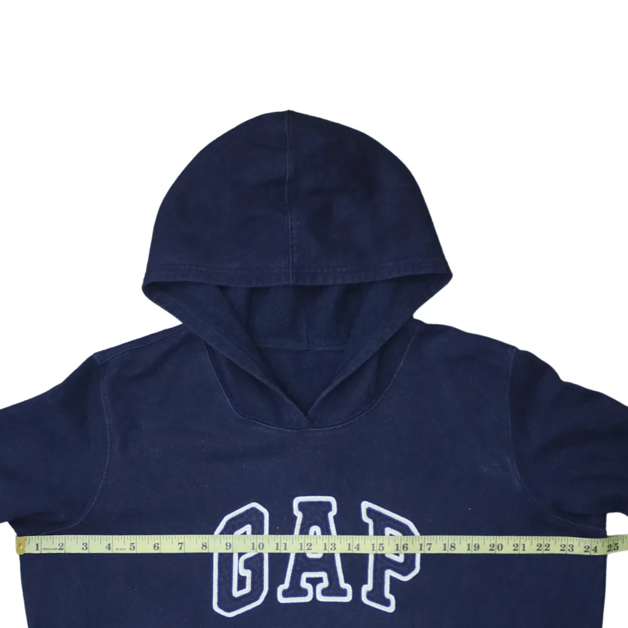 Gap 90's Spellout Pullover Hoodie Large Navy Blue sold by Vintage Club product image thumbnail 5