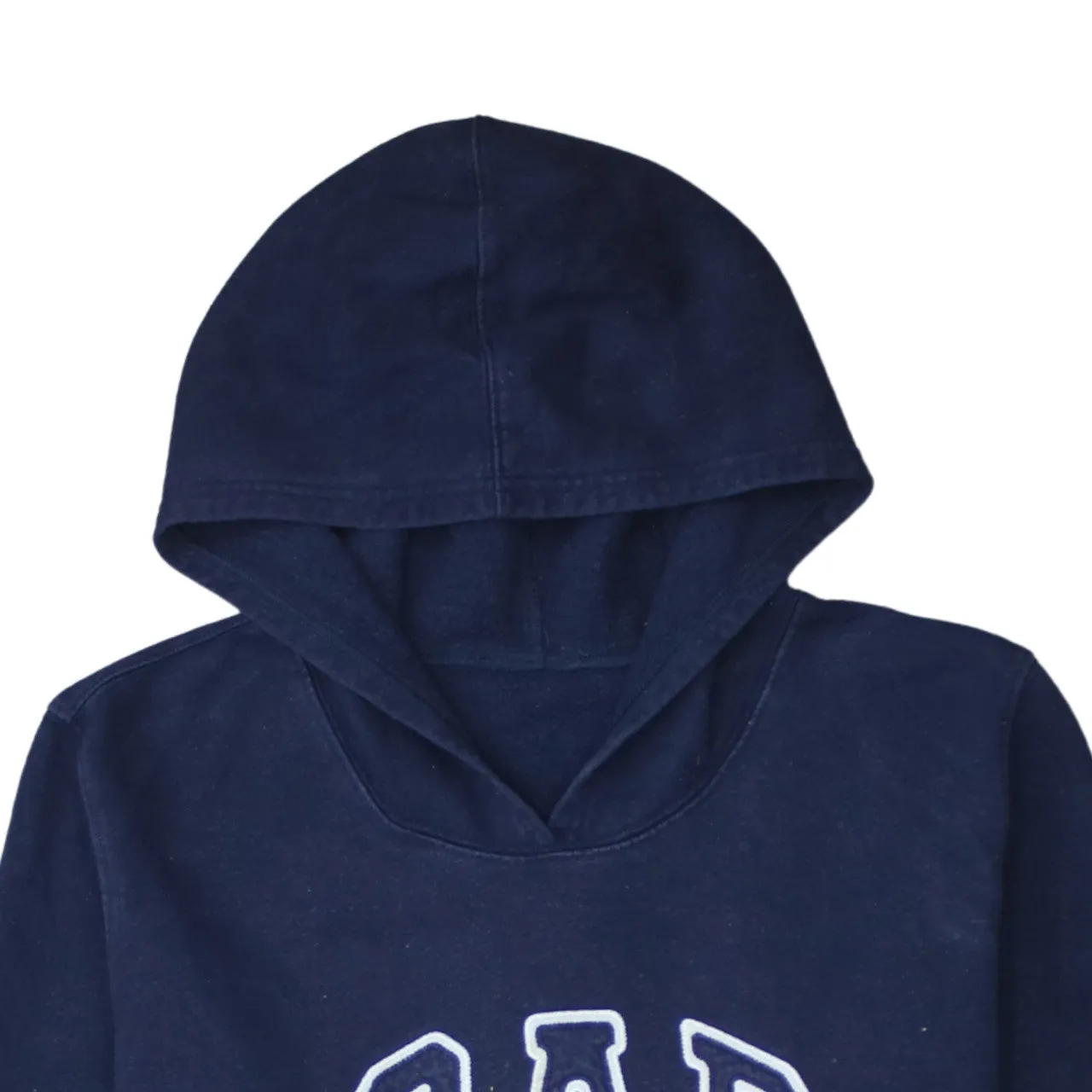 Gap 90's Spellout Pullover Hoodie Large Navy Blue sold by Vintage Club product image thumbnail 3