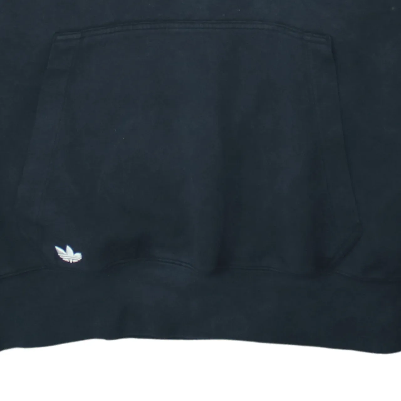 Adidas 90's Drawstring Pockets Pullover Hoodie Large Black sold by Vintage Club product image thumbnail 4