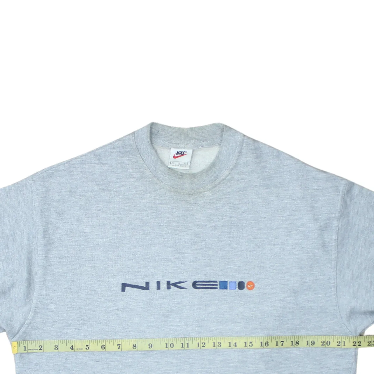 Nike 90's Swoosh Crew Neck Sweatshirt XLarge Grey sold by Vintage Club product image thumbnail 5