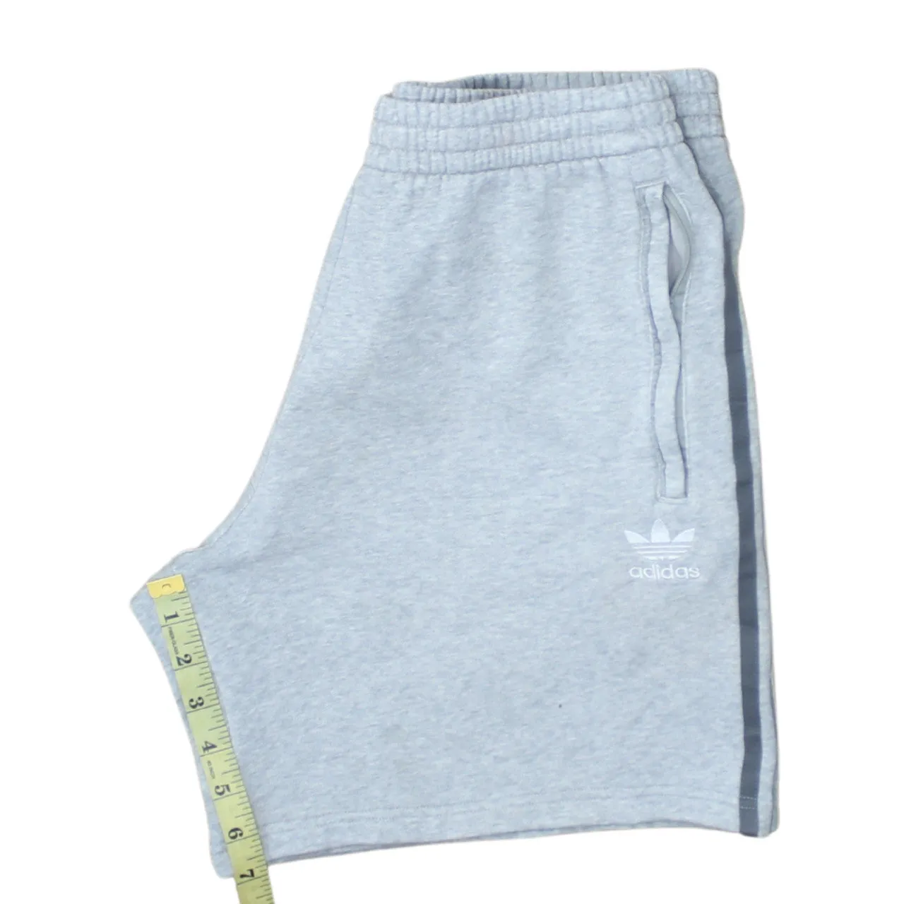 Adidas 90's Lightweight Baggy Chino Shorts Medium Grey sold by Vintage Club product image thumbnail 5