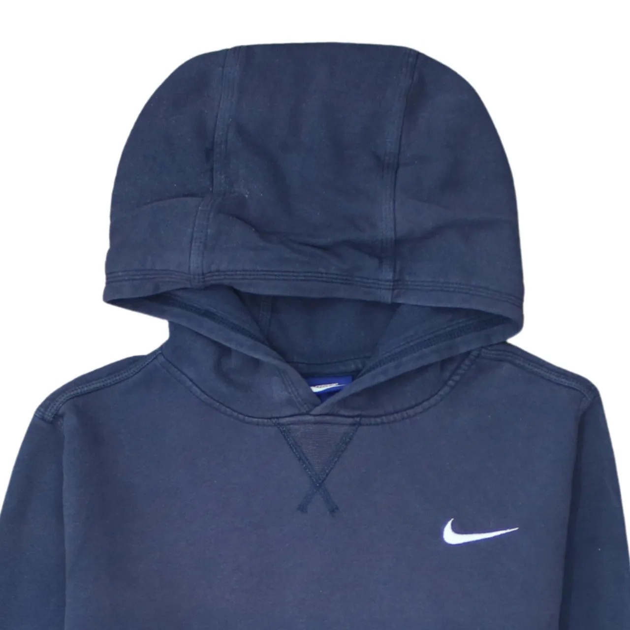 Nike 90's Swoosh Pullover Hoodie XLarge Navy Blue sold by Vintage Club product image thumbnail 3