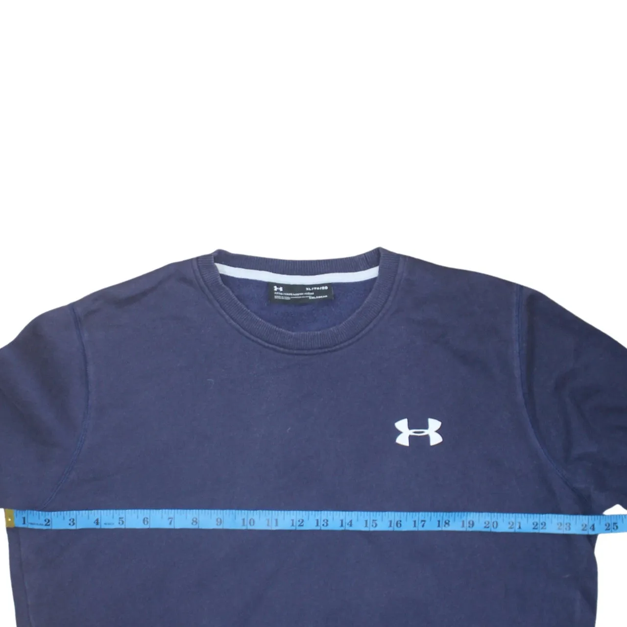 Under Armour 90's Lightweight Crew Neck Sweatshirt XLarge Navy Blue sold by Vintage Club product image thumbnail 5