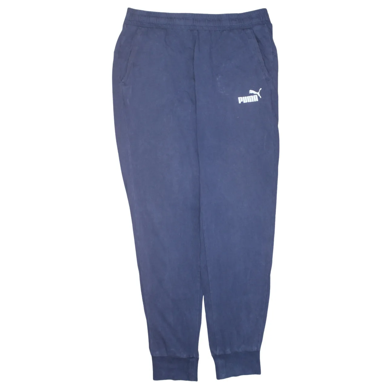 Puma 90's Rib Cuff Casual Joggers / Sweatpants Large Navy Blue sold by Vintage Club