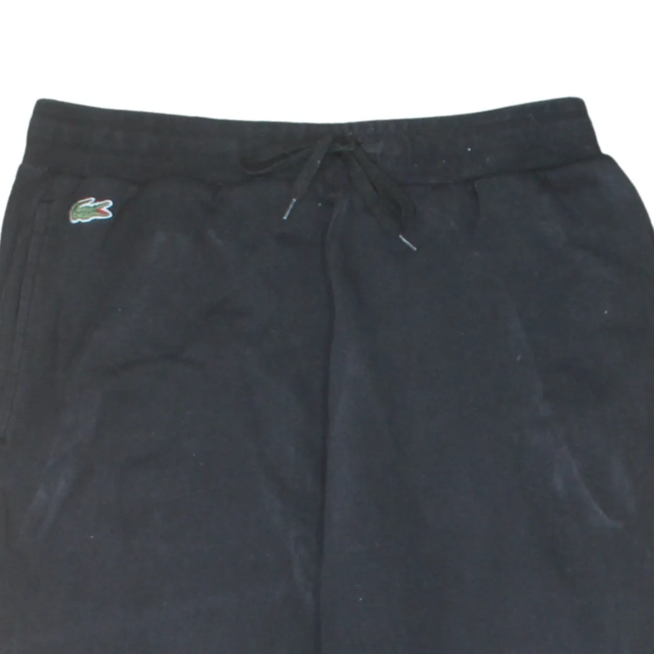 Lacoste 90's Rib Cuff Casual Joggers / Sweatpants 30 Black sold by Vintage Club product image thumbnail 3