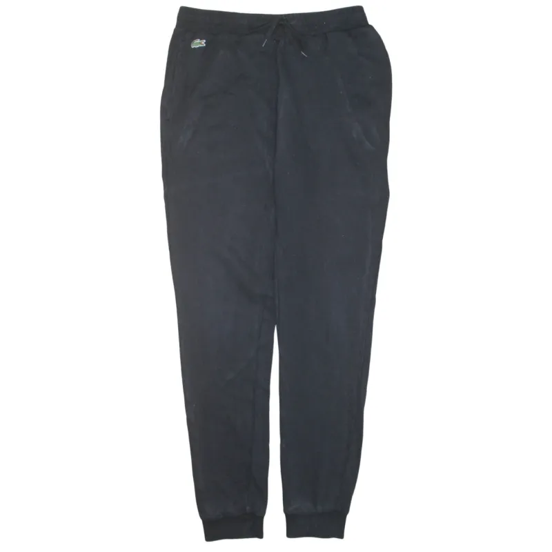 Lacoste 90's Rib Cuff Casual Joggers / Sweatpants 30 Black made by Lacoste