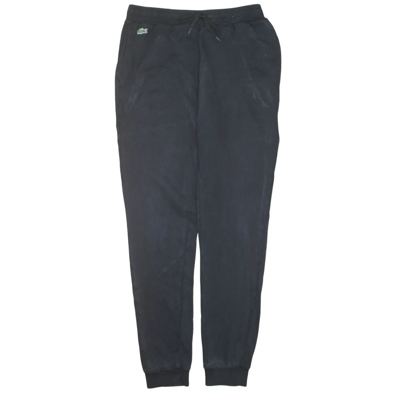 Lacoste 90's Rib Cuff Casual Joggers / Sweatpants 30 Black sold by Vintage Club