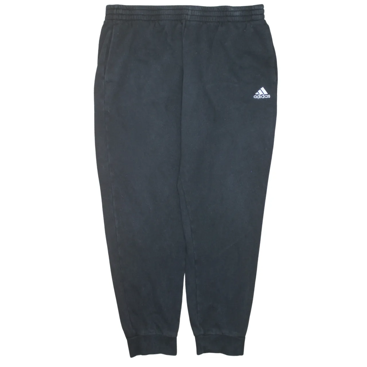 Adidas 90's Rib Cuff Casual Joggers / Sweatpants XXLarge (2XL) Black sold by Vintage Club
