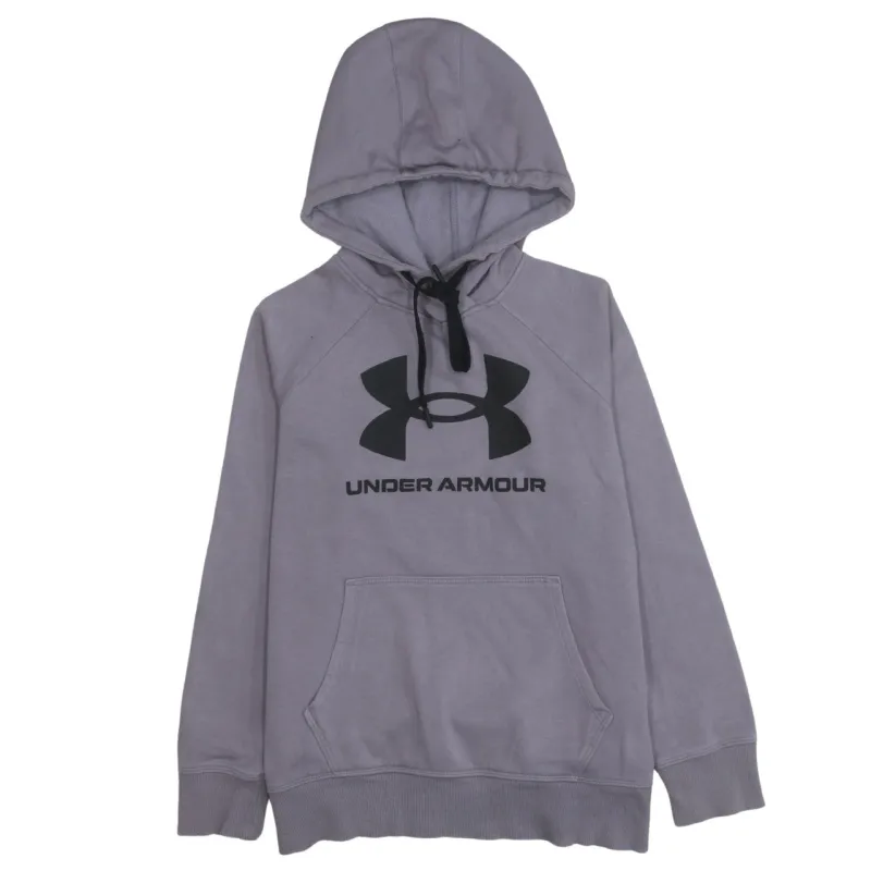 Under Armour 90's Spellout Pullover Hoodie Small Purple made by Under Armour