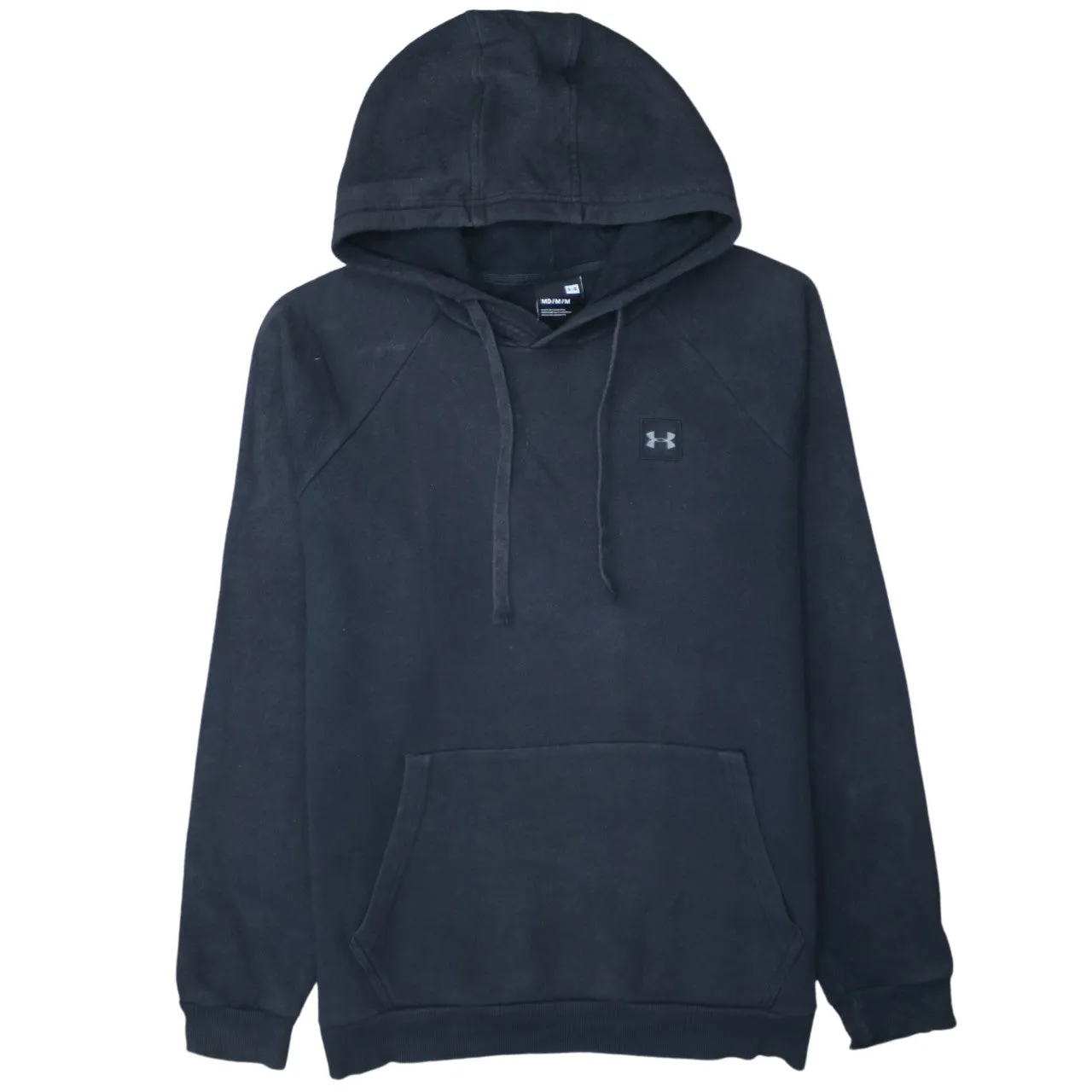 Under Armour 90's Drawstring Pockets Pullover Hoodie Medium Black sold by Vintage Club