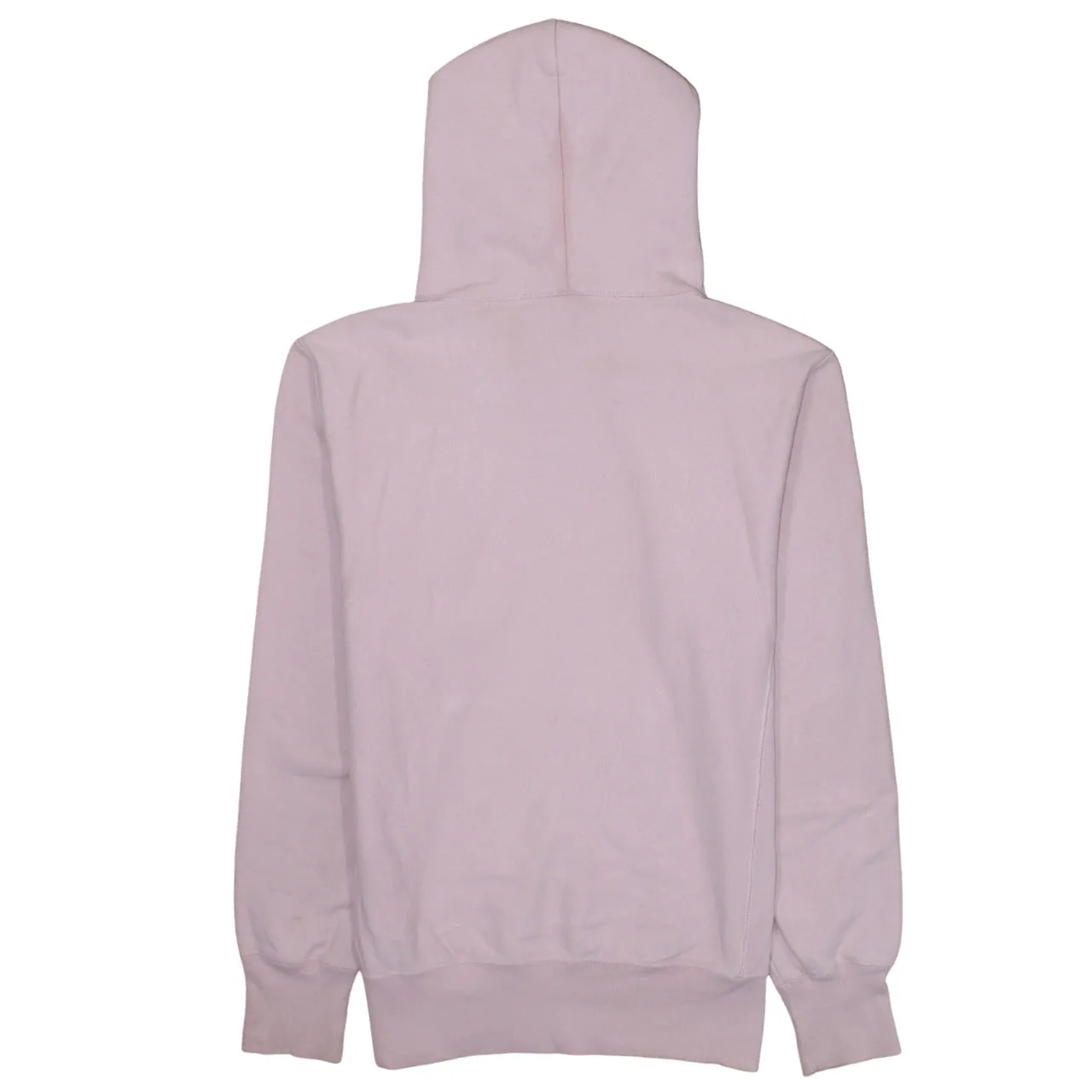 Champion Light Pink Hoodie Women's Large Embroidered C Logo Front Pocket Pullover Sweatshirt sold by Vintage Club product image thumbnail 2