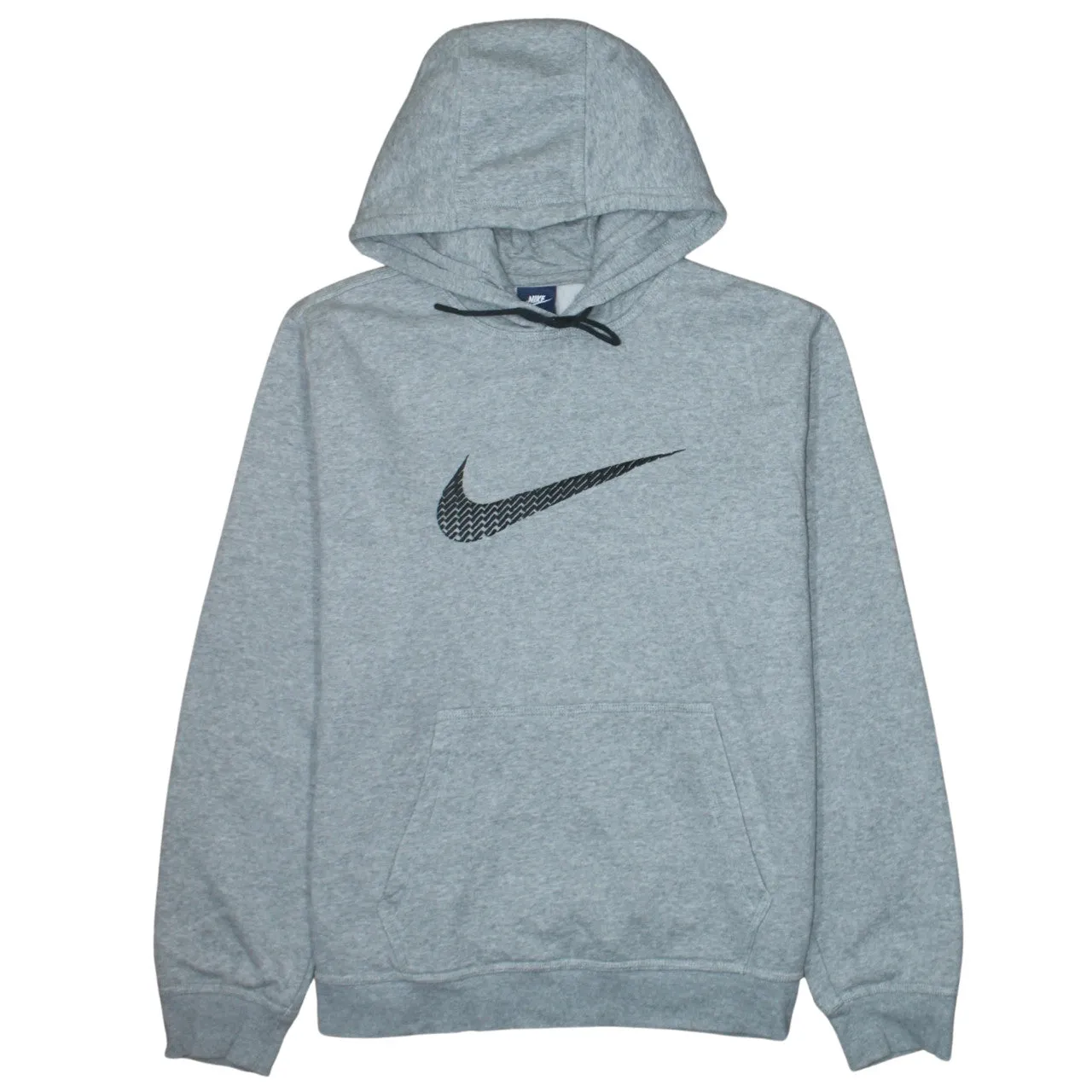 Nike 90's Center Middle Swoosh Pullover Hoodie XLarge Grey sold by Vintage Club