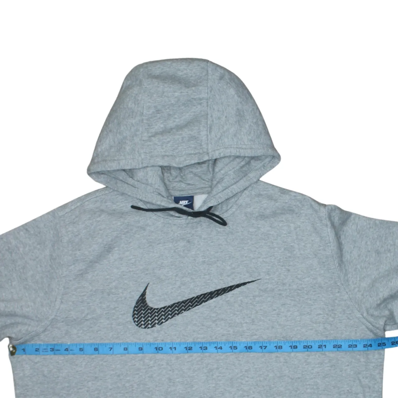 Nike 90's Center Middle Swoosh Pullover Hoodie XLarge Grey sold by Vintage Club product image thumbnail 5