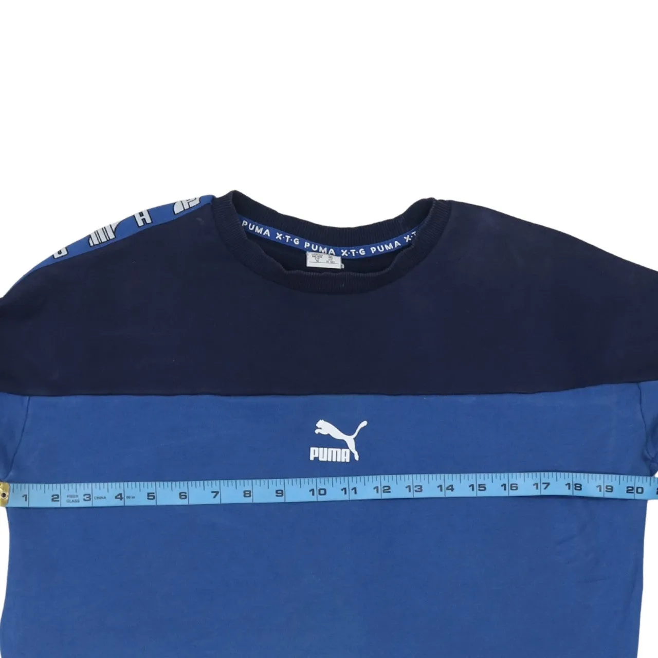 Puma 90's Lightweight Crew Neck Sweatshirt XXLarge (2XL) Blue sold by Vintage Club product image thumbnail 5