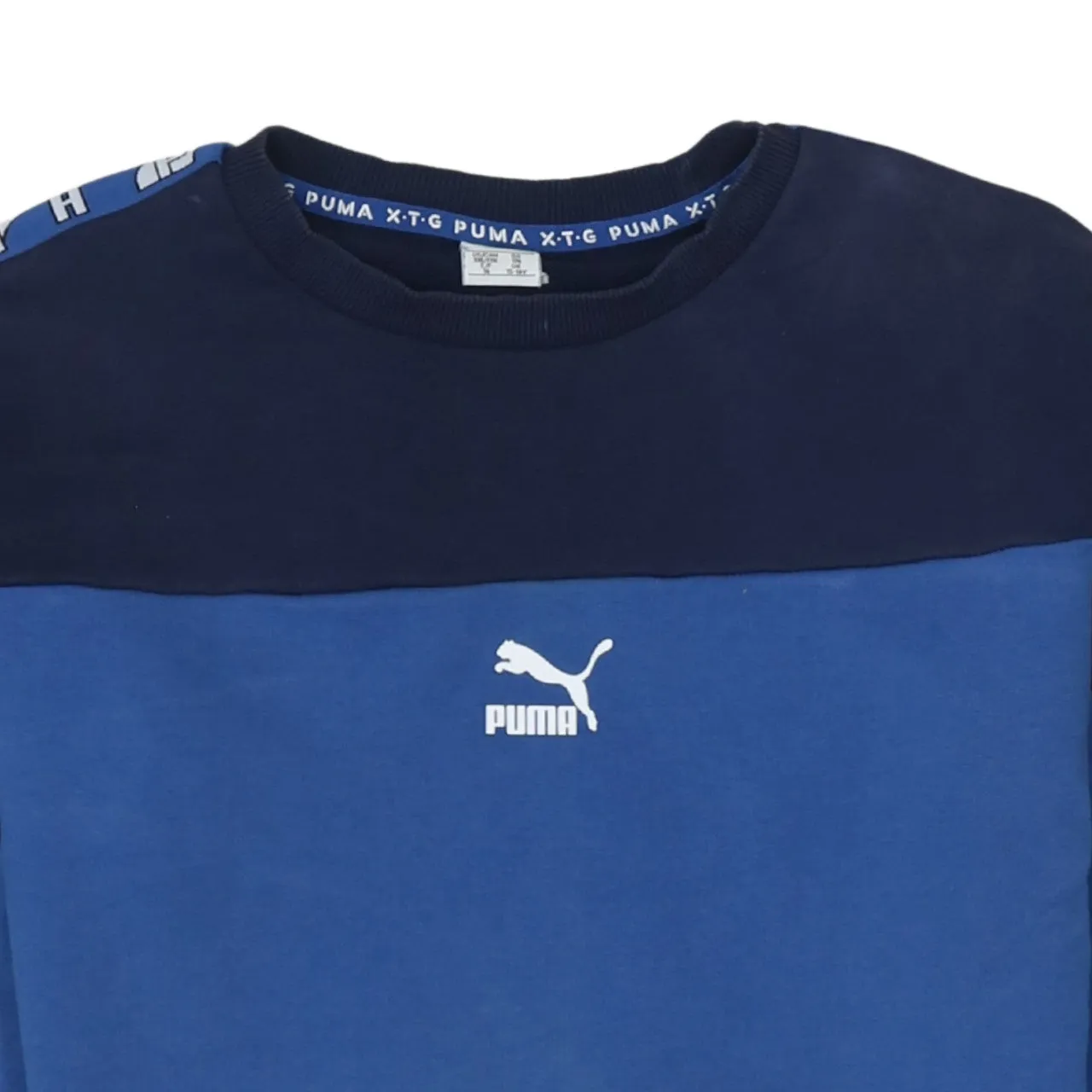 Puma 90's Lightweight Crew Neck Sweatshirt XXLarge (2XL) Blue sold by Vintage Club product image thumbnail 3