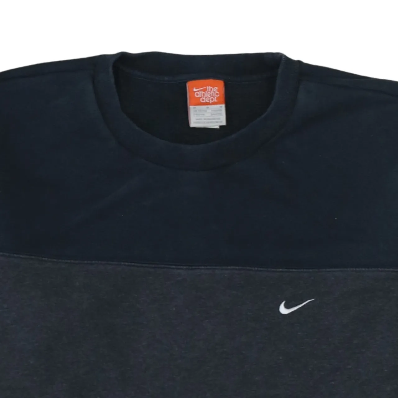 Nike 90's Swoosh Crew Neck Sweatshirt Medium Black sold by Vintage Club product image thumbnail 3
