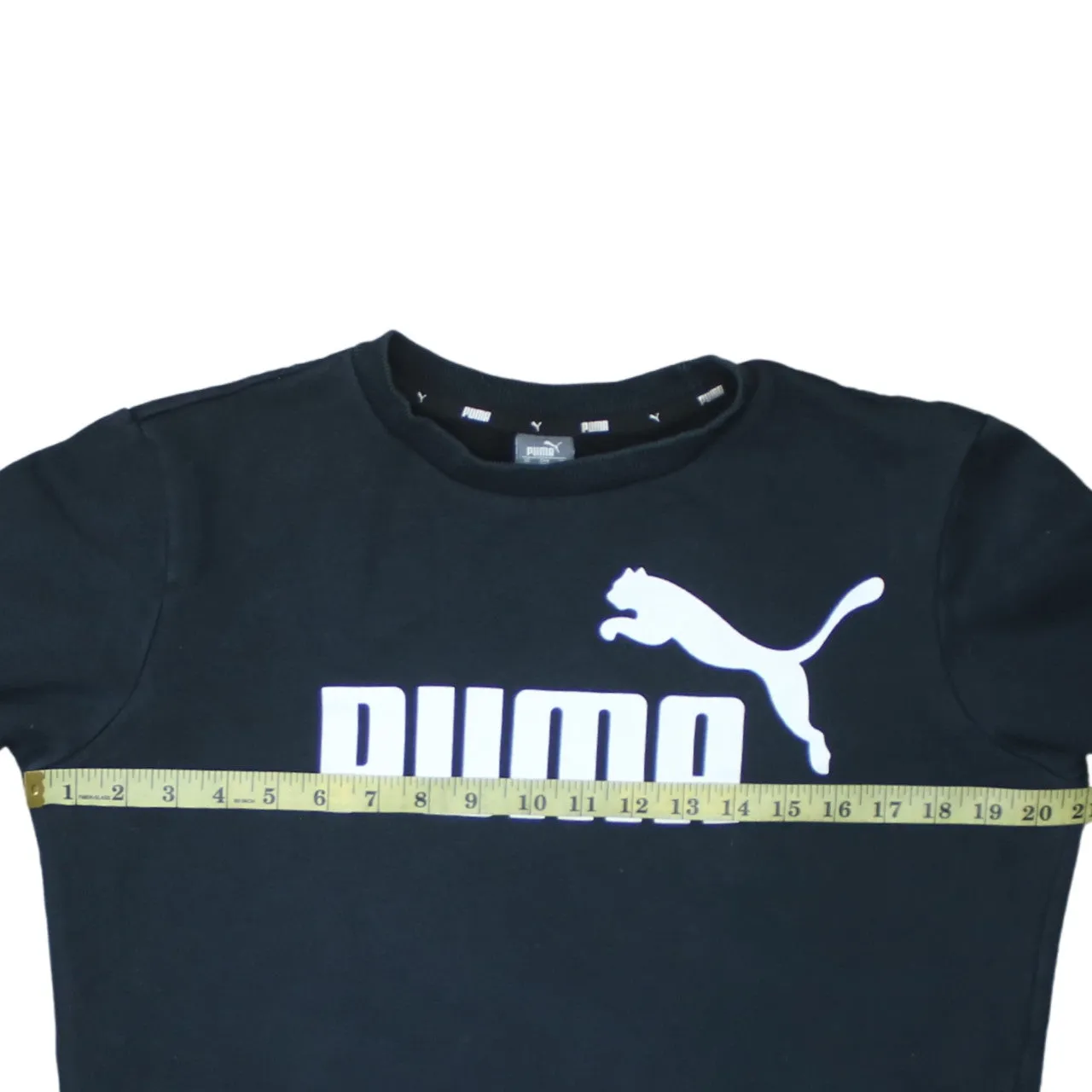 Puma 90's Spellout Crew Neck Sweatshirt XXLarge (2XL) Black sold by Vintage Club product image thumbnail 5