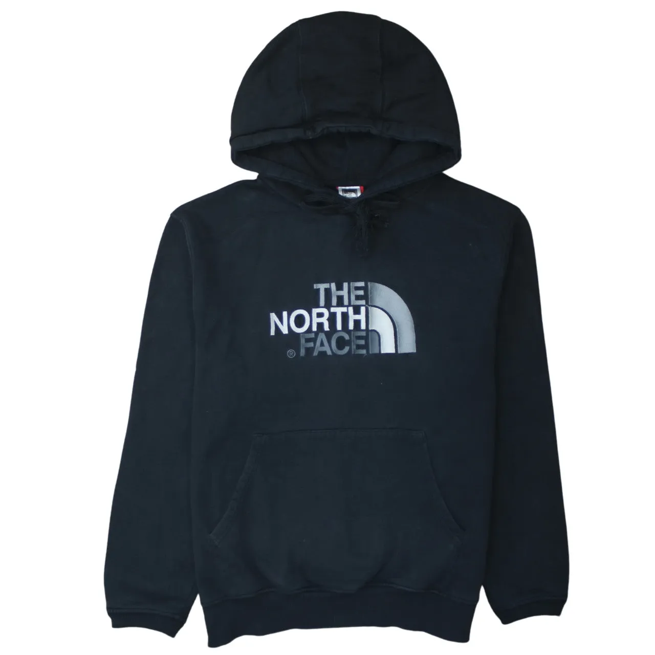 The North Face 90's Spellout Pullover Hoodie Large Black sold by Vintage Club