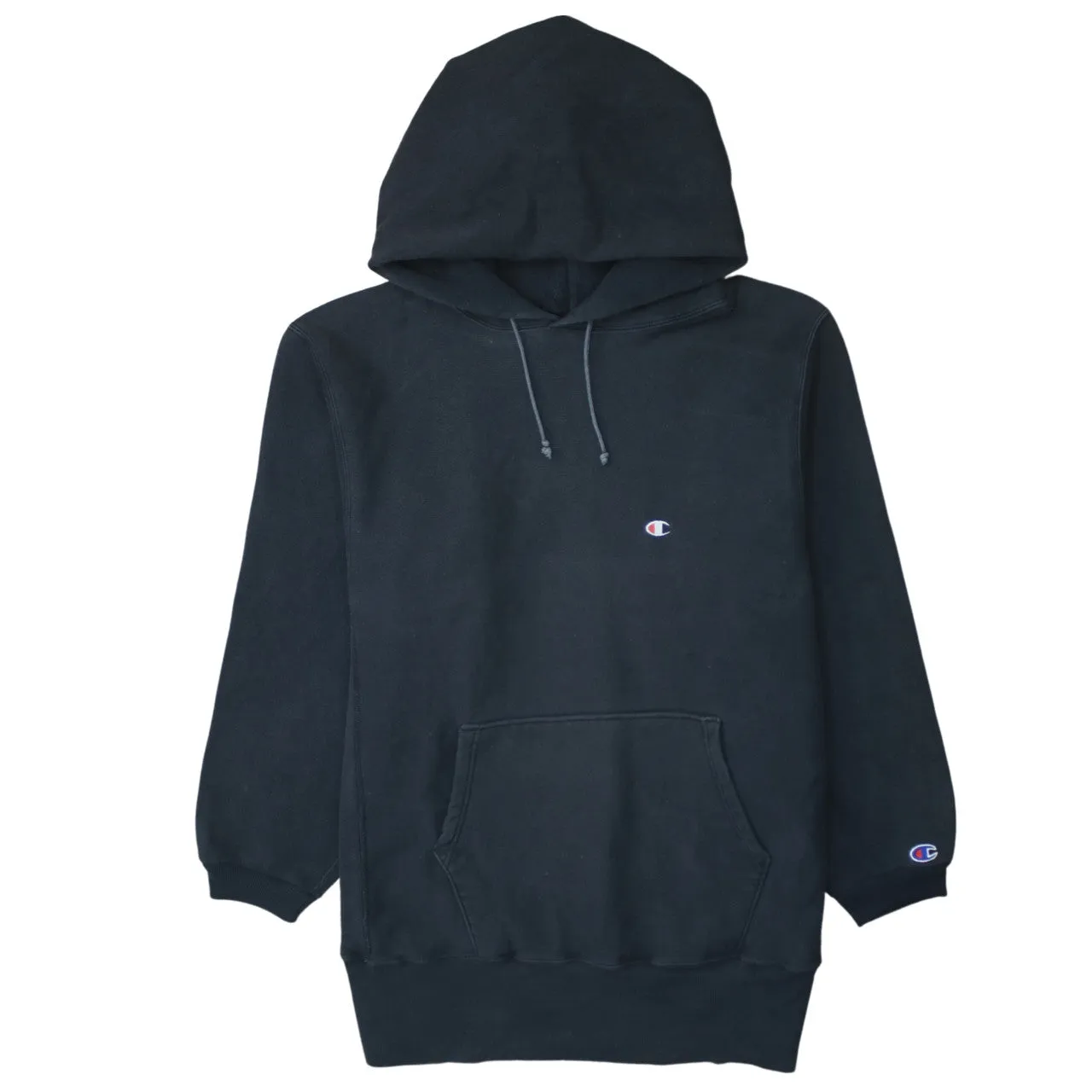 Champion 90's Lightweight Pullover Hoodie Large Black sold by Vintage Club