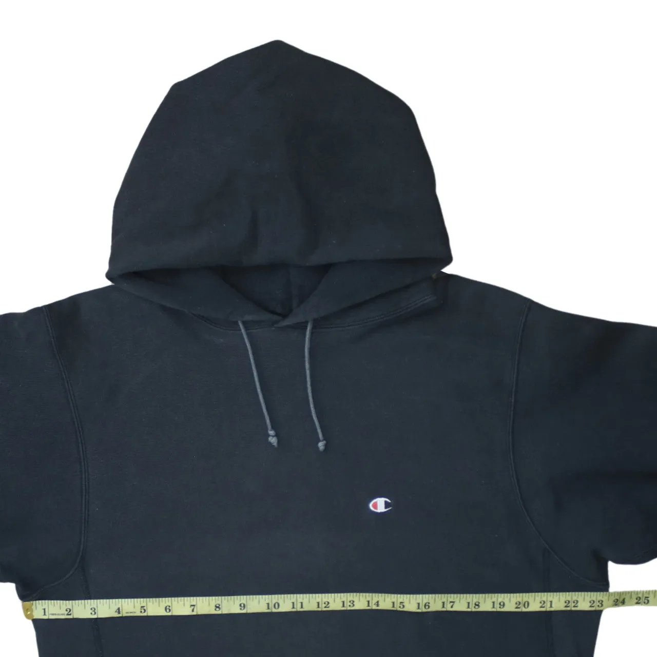 Champion 90's Lightweight Pullover Hoodie Large Black sold by Vintage Club product image thumbnail 5