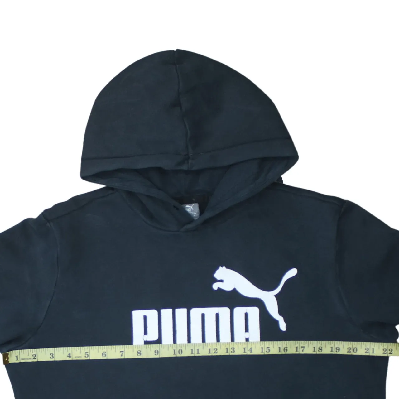 Puma 90's Spellout Pullover Hoodie Medium Black sold by Vintage Club product image thumbnail 5