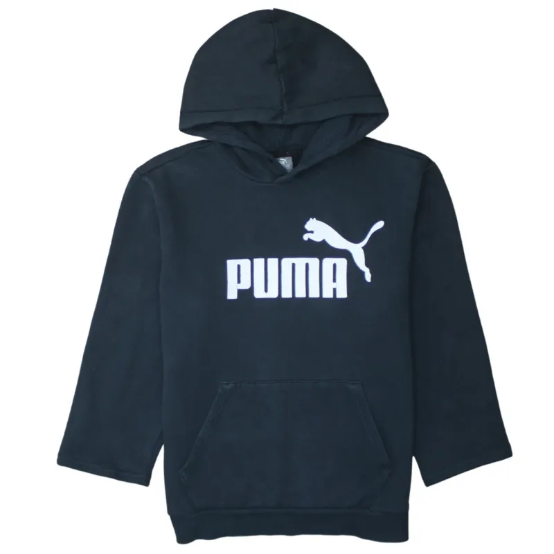 Puma 90's Spellout Pullover Hoodie Medium Black sold by Vintage Club