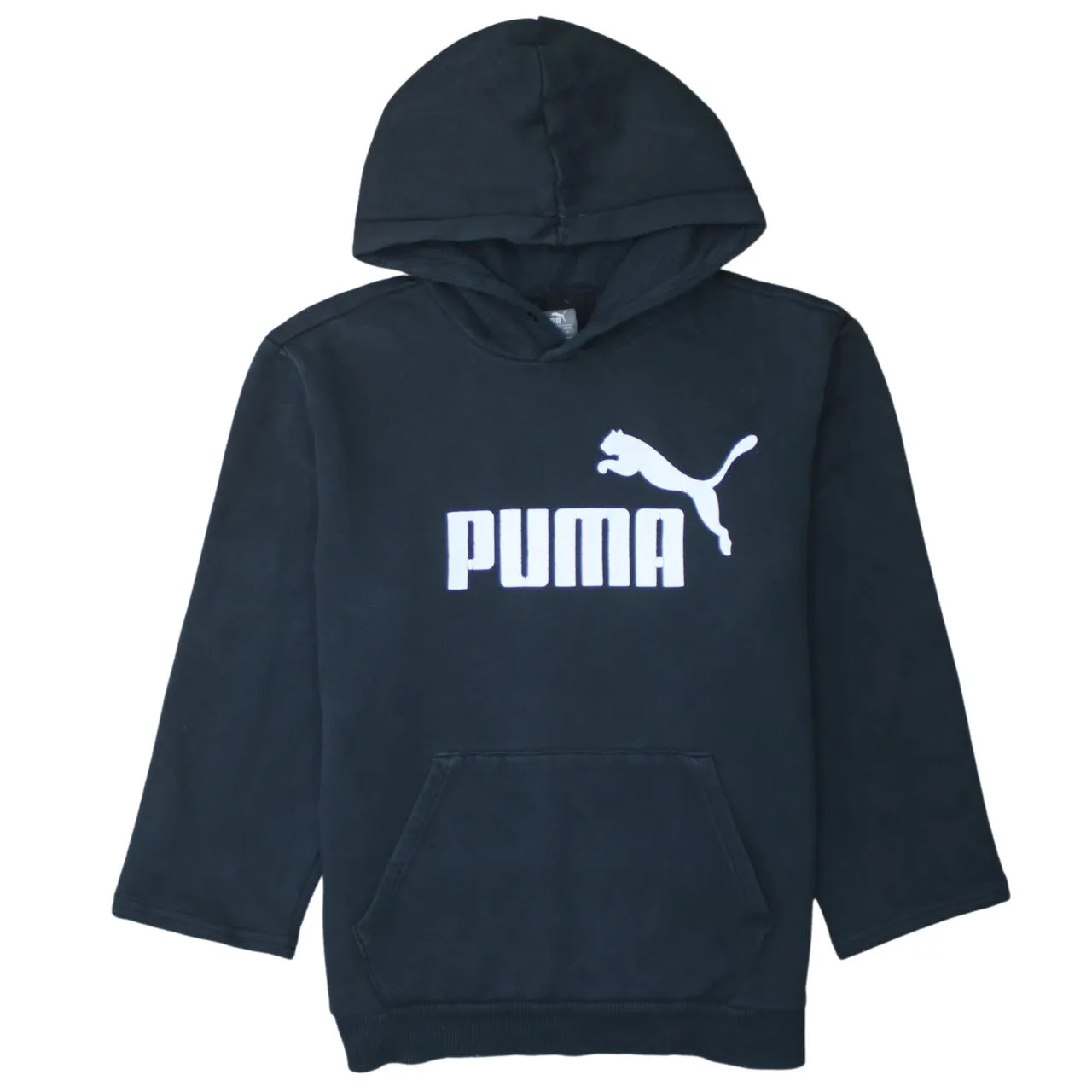 Puma 90's Spellout Pullover Hoodie Medium Black sold by Vintage Club