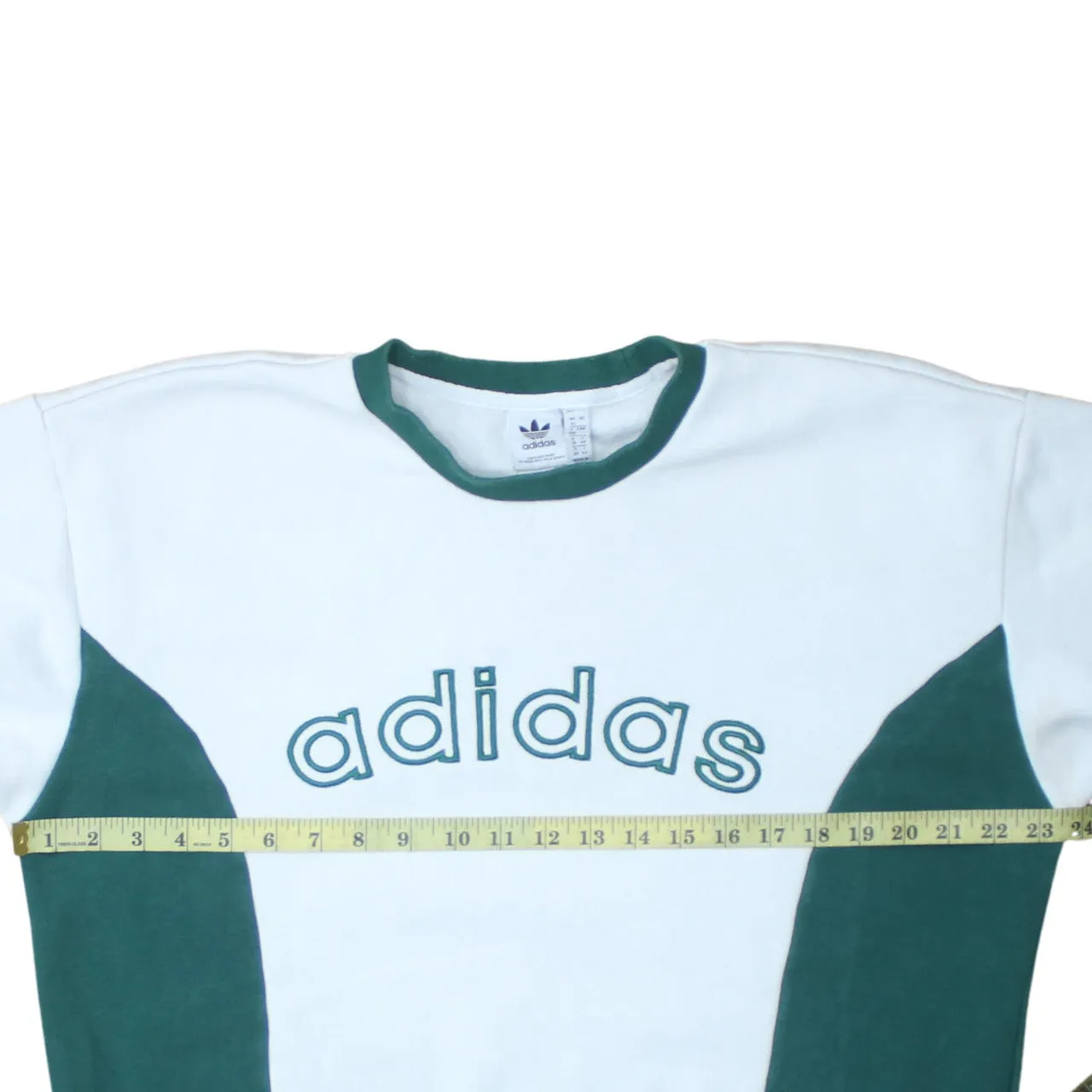 Adidas 90's Spellout Crew Neck Sweatshirt XLarge White sold by Vintage Club product image thumbnail 5