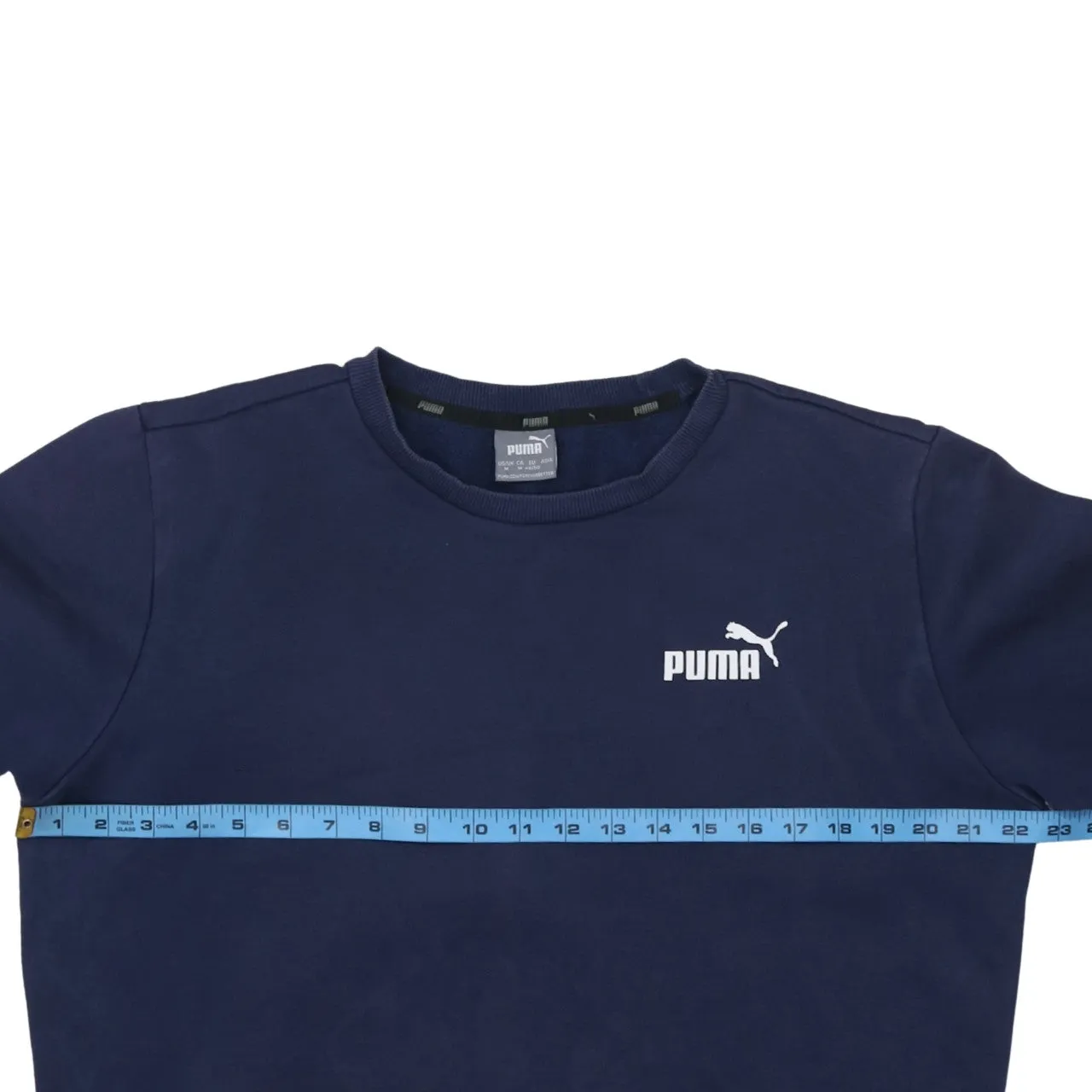 Puma 90's Lightweight Crew Neck Sweatshirt Medium Navy Blue sold by Vintage Club product image thumbnail 5