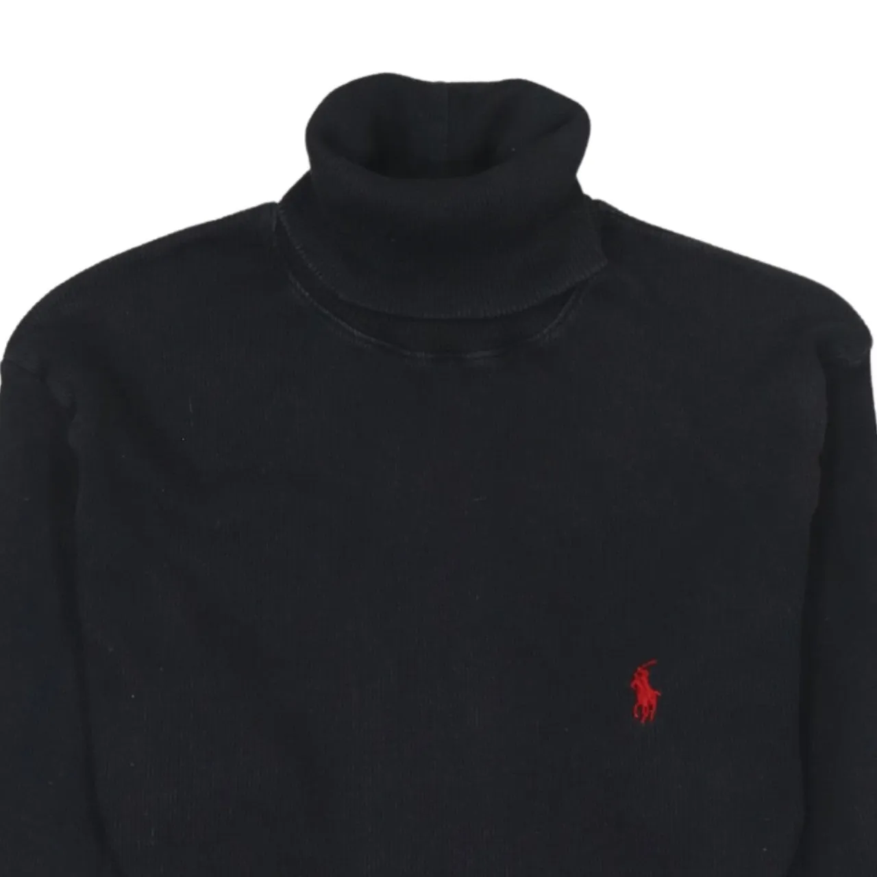 Polo Ralph Lauren 90's Lightweight Turtle Neck Jumper / Sweater XSmall Black sold by Vintage Club product image thumbnail 3