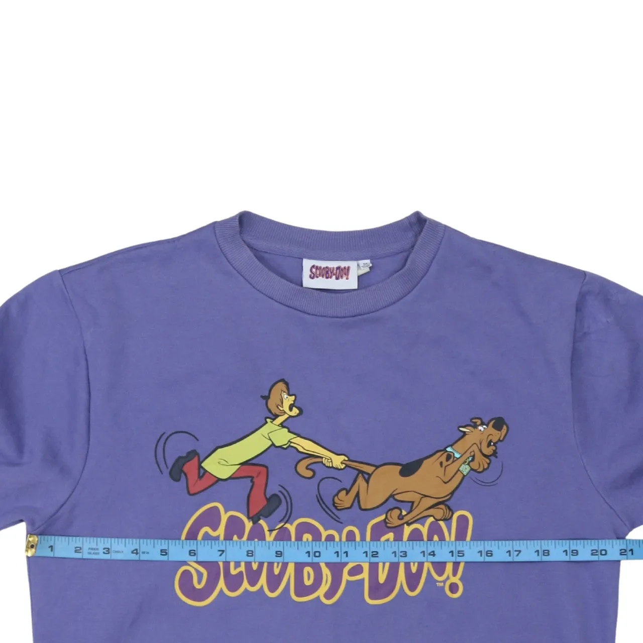 Retro 90's Scooby Doo Crew Neck Sweatshirt Medium Purple sold by Vintage Club product image thumbnail 5