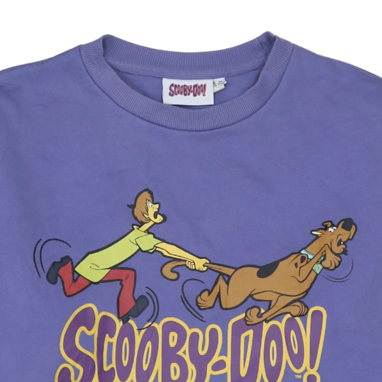 Retro 90's Scooby Doo Crew Neck Sweatshirt Medium Purple sold by Vintage Club product image thumbnail 3