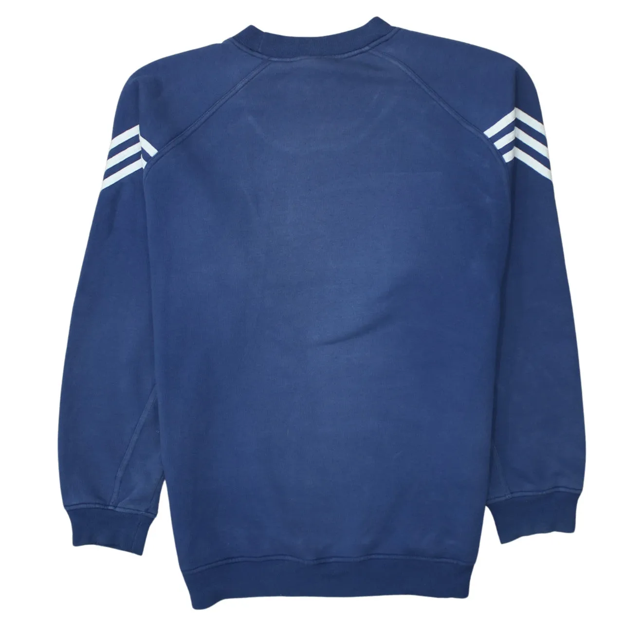 Adidas 90's Lightweight Crew Neck Sweatshirt Medium Navy Blue sold by Vintage Club product image thumbnail 2