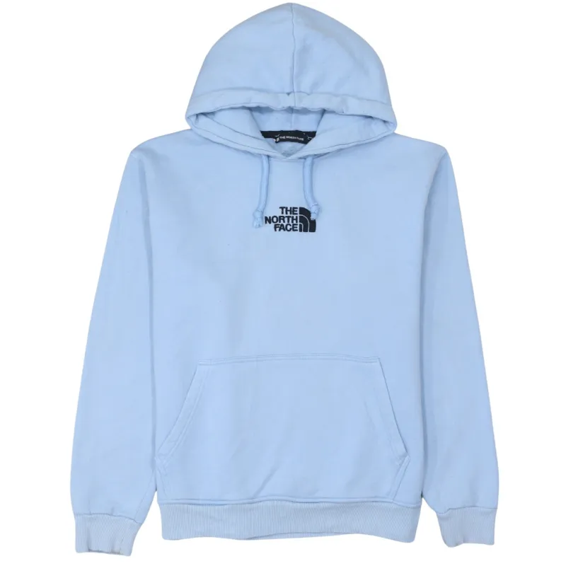 The North Face 90's Drawstring Pockets Pullover Hoodie Large Blue sold by Vintage Club