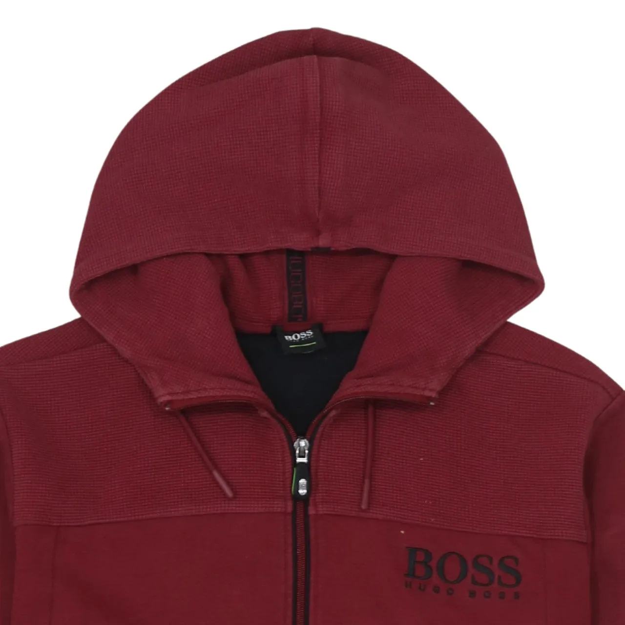 HUGO BOSS 90's Lightweight Full Zip Up Hoodie XLarge Red sold by Vintage Club product image thumbnail 3