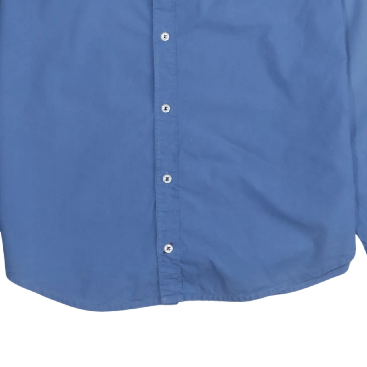 Tommy Hilfiger 90's Long Sleeve Button Up Shirt Medium Blue sold by Vintage Club product image thumbnail 4