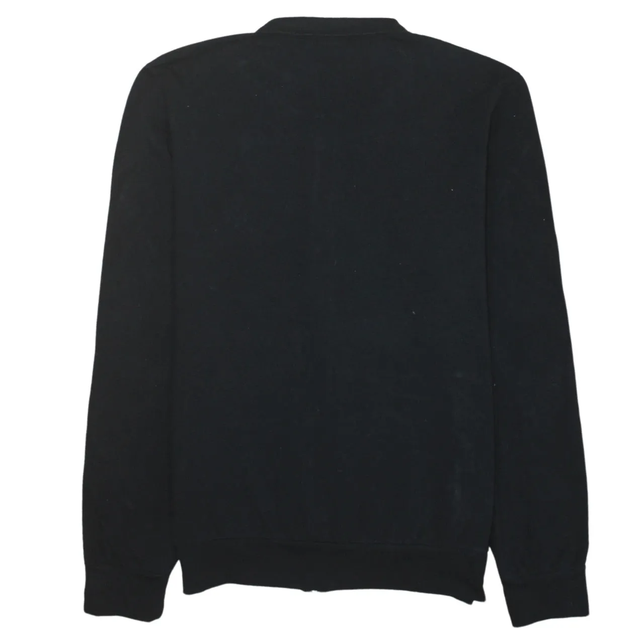 Emporio Armani 90's Lightweight Full Zip Up Sweatshirt Medium Black sold by Vintage Club product image thumbnail 2