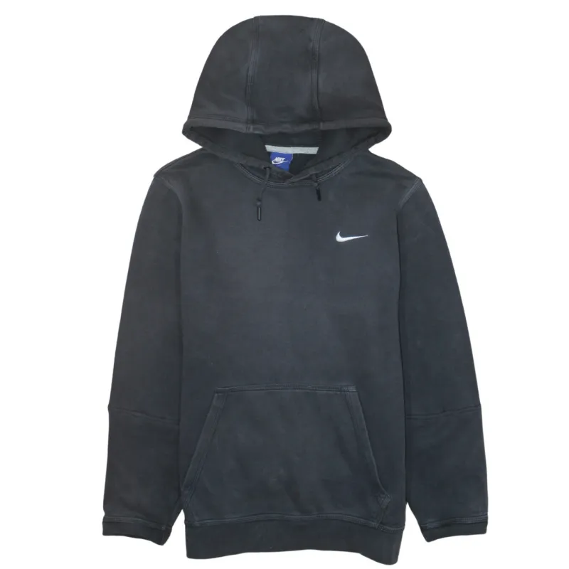Nike 90's Swoosh Pullover Hoodie Medium Black sold by Vintage Club