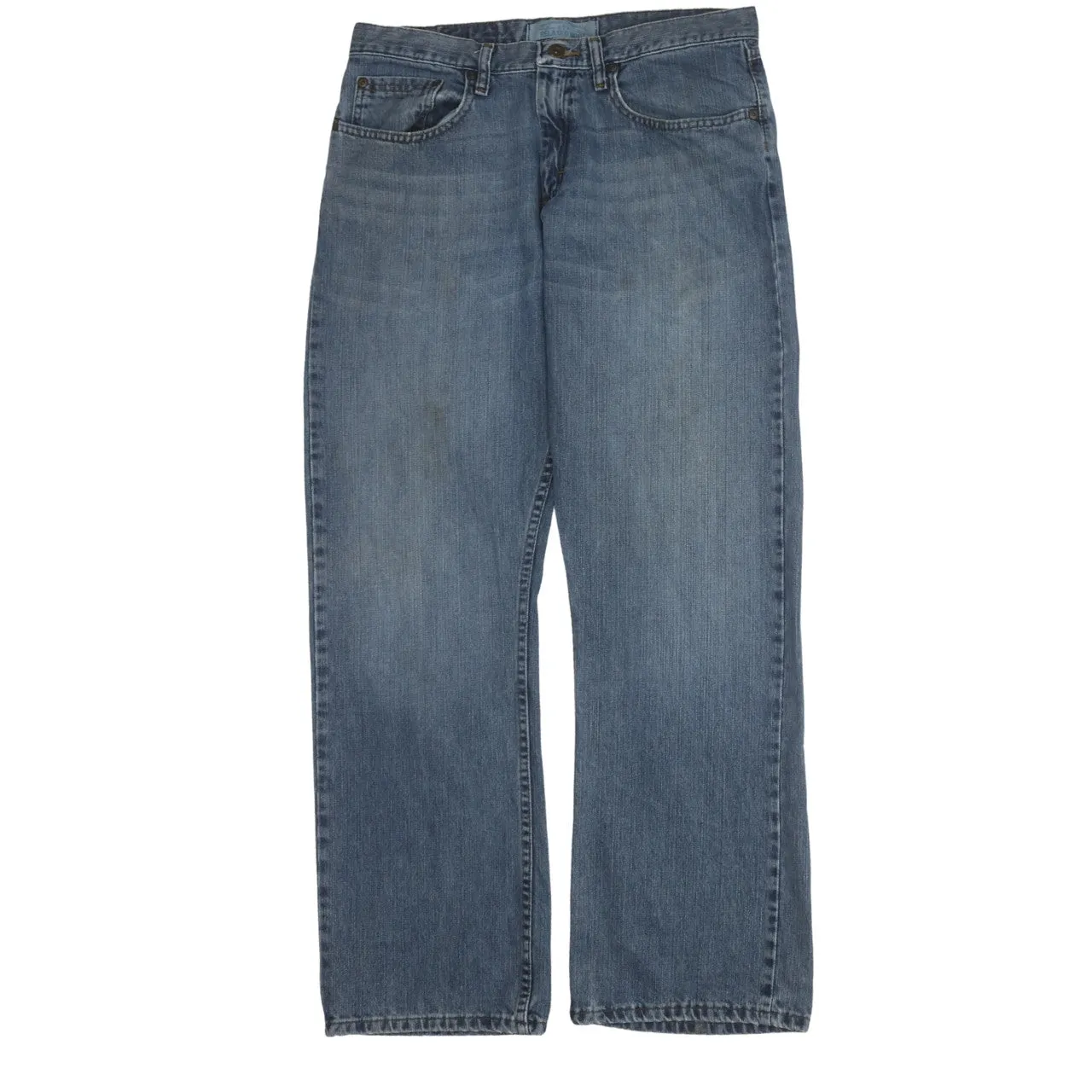 Wrangler 90's Lightwash Straight Leg Baggy Jeans / Pants 33 Blue sold by Vintage Club product image thumbnail 2