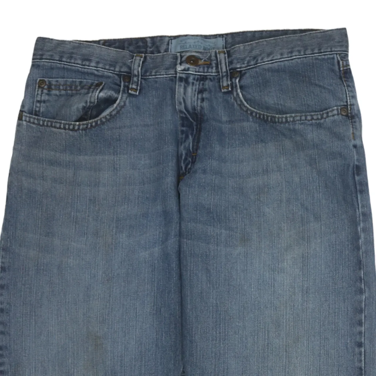 Wrangler 90's Lightwash Straight Leg Baggy Jeans / Pants 33 Blue sold by Vintage Club product image thumbnail 3