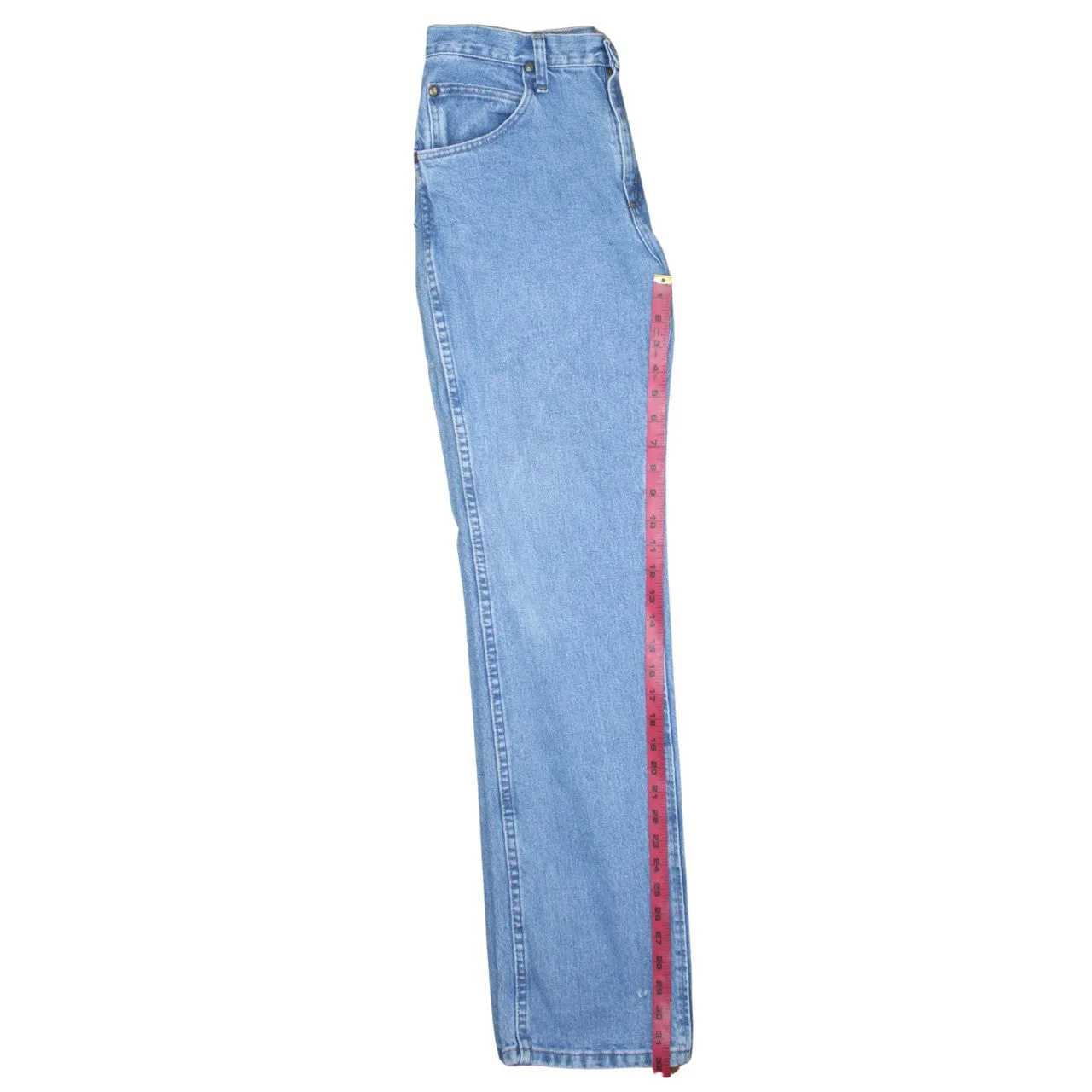 Wrangler 90's Lightwash Straight Leg Baggy Jeans / Pants 33 Blue sold by Vintage Club product image thumbnail 5